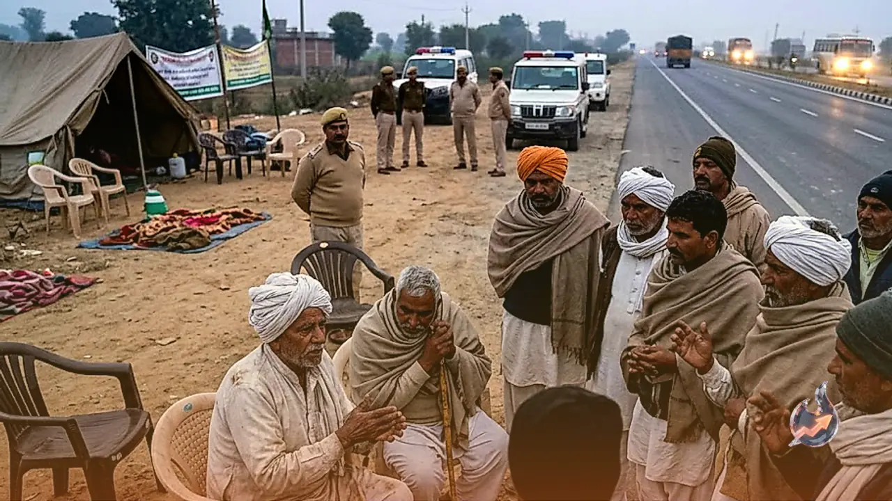 श्रीगंगानगर के घड़साना में सिंचाई पानी पर बातचीत बेनतीजा, हाईवे खुला पर संघर्ष जारी रखने का संकल्प