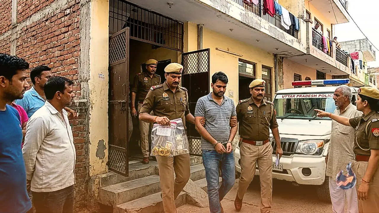 Ghaziabad Tenant Arrested for Burglarizing Landlord's Home to Pay Off Nine Lakh Rupees Gaming Debt