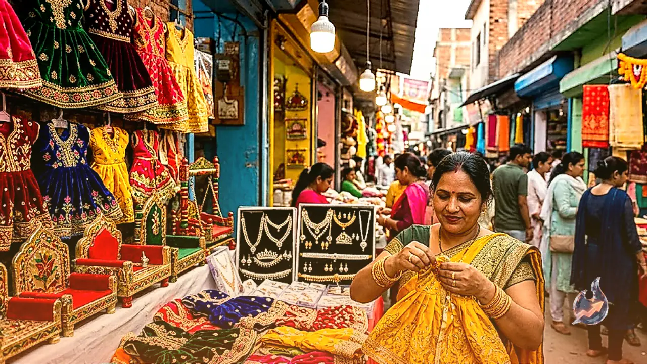 जन्माष्टमी के लिए सजा गाजियाबाद का तुराब नगर बाजार, लड्डू गोपाल के नए ट्रेंड और वैरायटी की धूम