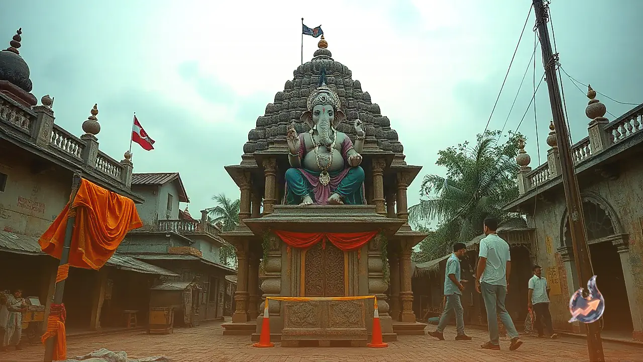 गाजीपुर के कोट किला में स्थित 300 वर्ष पुराना ऐतिहासिक दक्षिणावर्ती गणेश मंदिर और राजा गाधी कालीन मान्यताएं