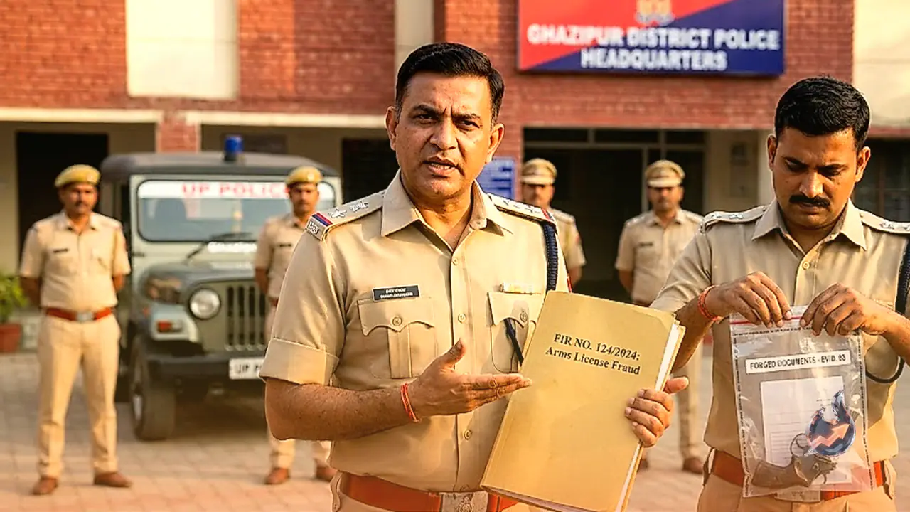 गाजीपुर में आफ्शा अंसारी पर कसा शिकंजा: फर्जी शस्त्र लाइसेंस मामले में नई FIR दर्ज