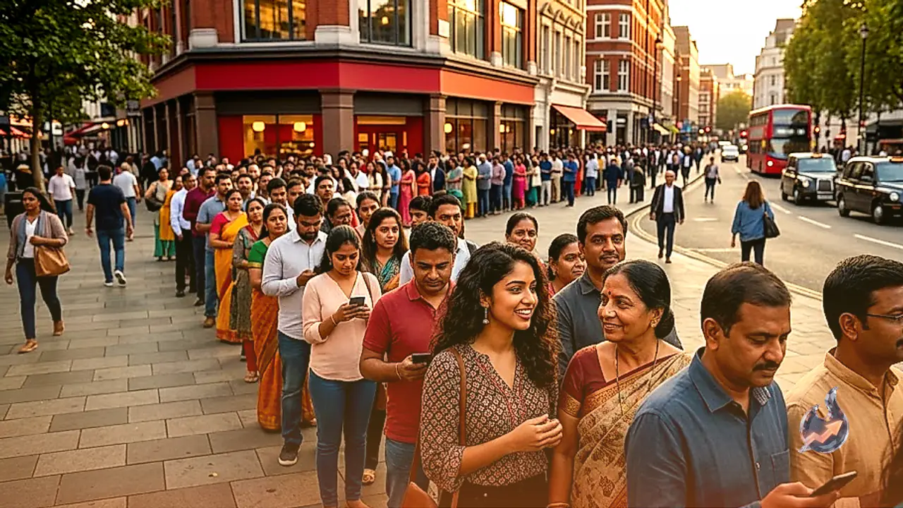 Why thousands of Indians queued for hours outside Haldiram's newest London outlet