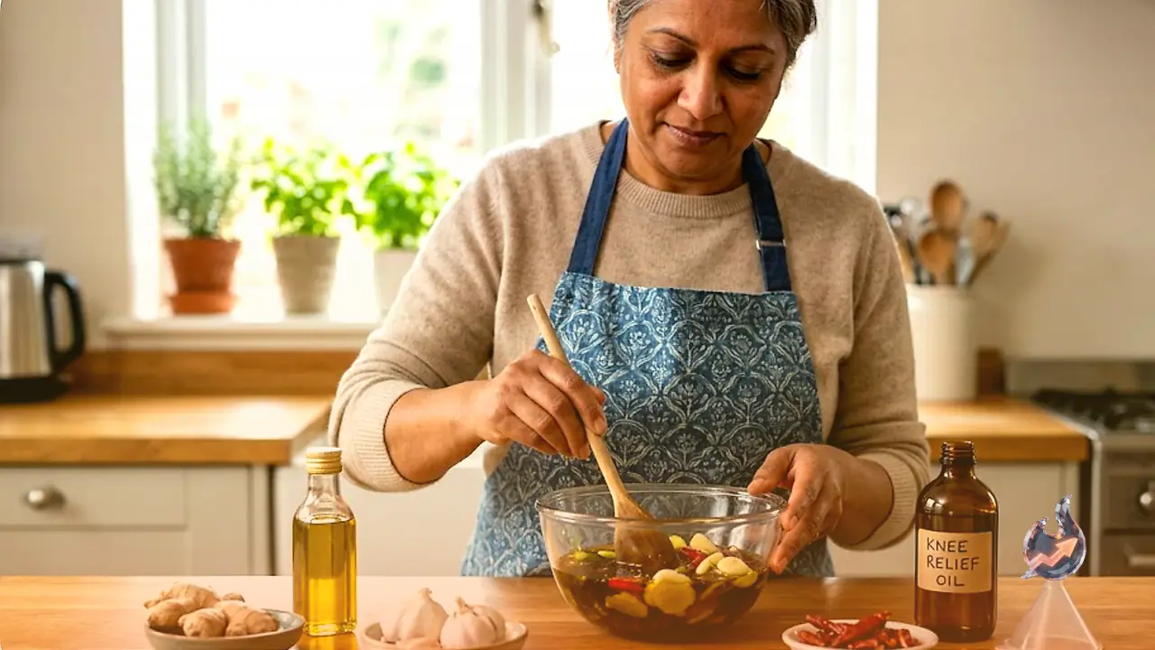 Suffering from Knee Pain? Make This Effective Natural Pain Relief Oil at Home