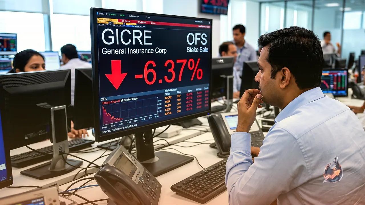 Government Kicks Off GIC Stake Sale, Shares Crash 6.37% as OFS Opens Despite a 10% Discount
