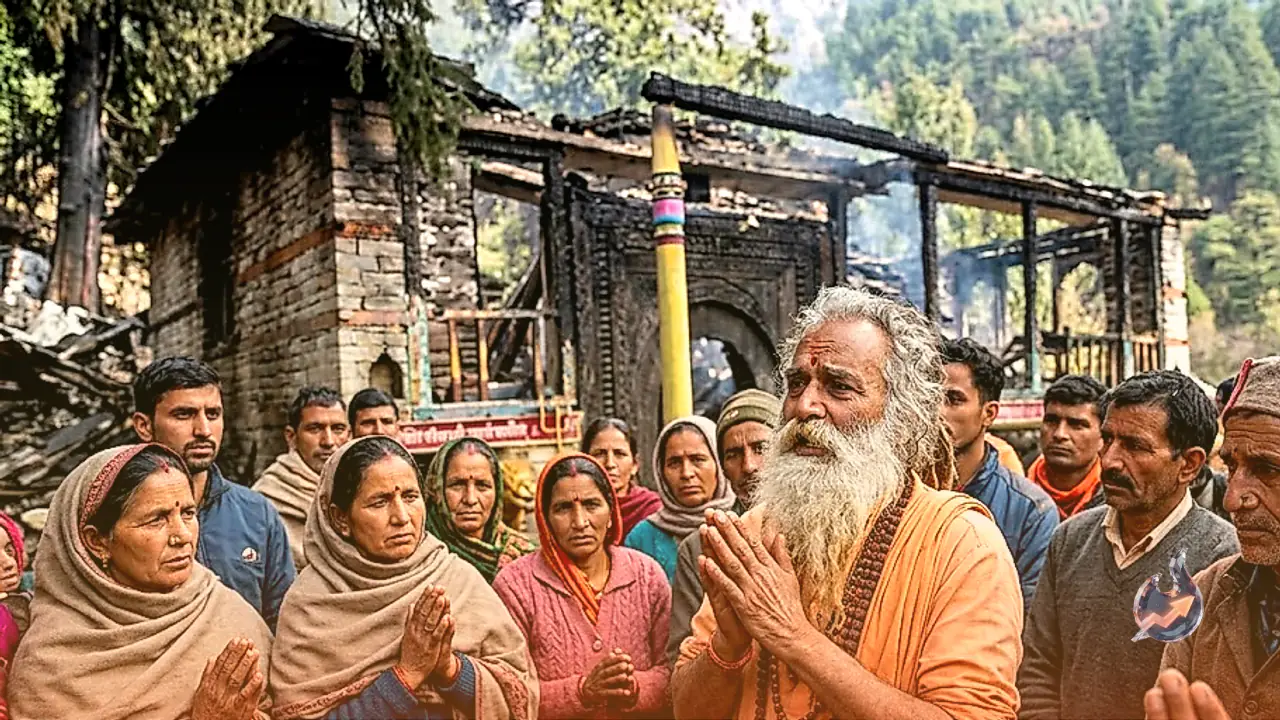बागेश्वर आदिबद्री मंदिर अग्निकांड पर ग्लेशियर बाबा स्वामी चैतन्य आकाश का बयान, राजनीति छोड़कर क्षमा मांगने की अपील