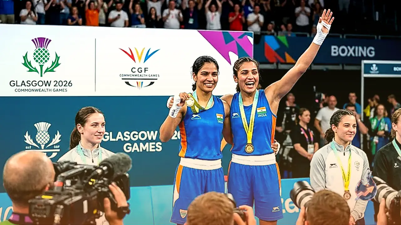 Indian Boxers Shine in Glasgow 2026 as Preeti Pawar and Jaismine Lamboria Punch Their Way to Gold