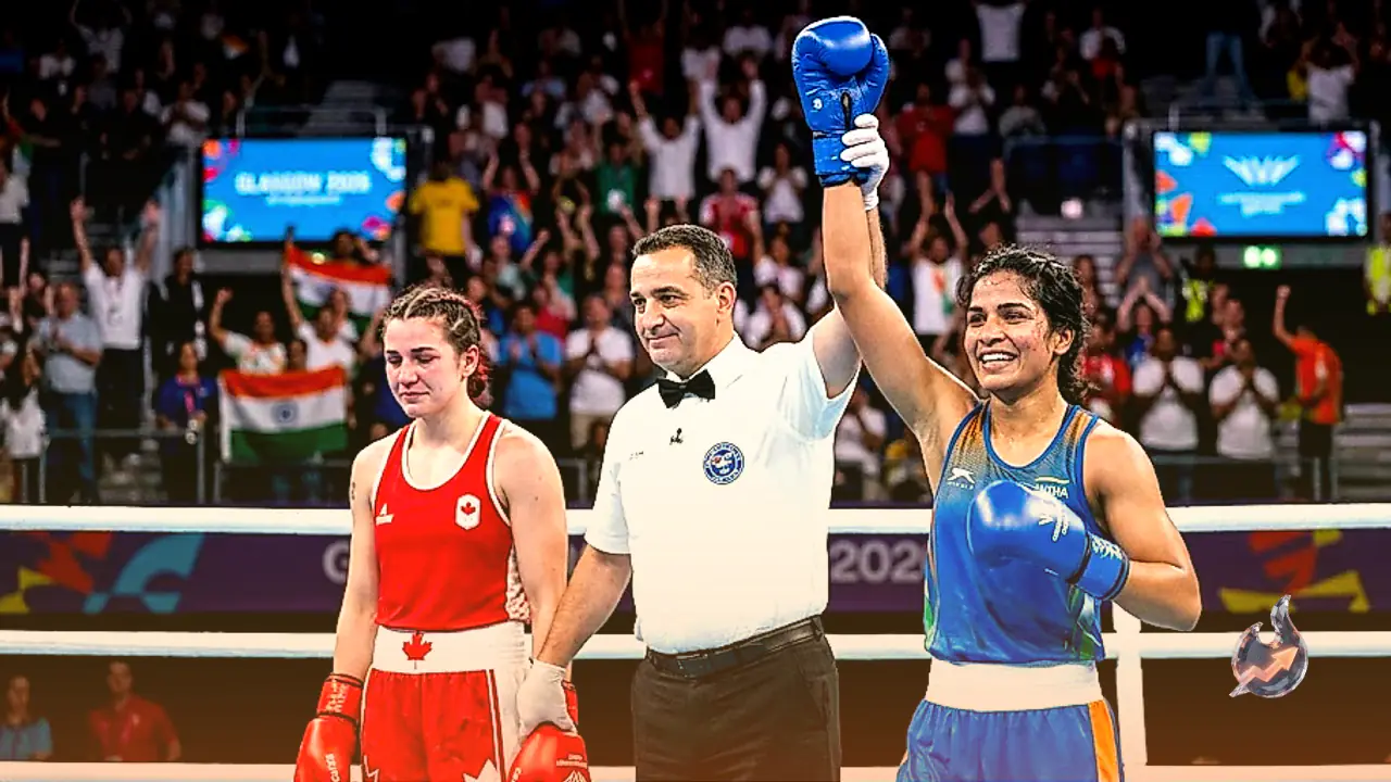 Glasgow CWG 2026: Preeti Pawar Wins Gold in 54kg Boxing, Defeats Canada's Scarlett Delgado