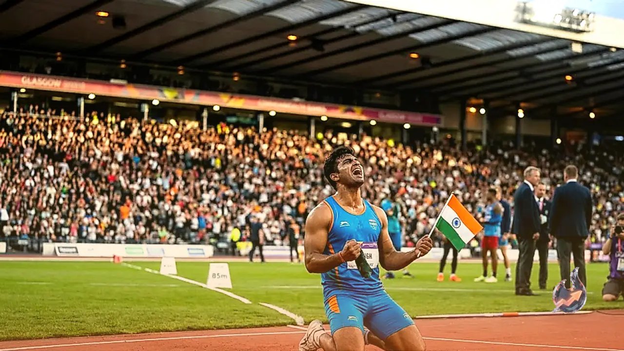 Jaipur Railway Ticket Collector Yashveer Singh Stuns Javelin Giants in Glasgow, Clinches Commonwealth Bronze with Dramatic Final Throw