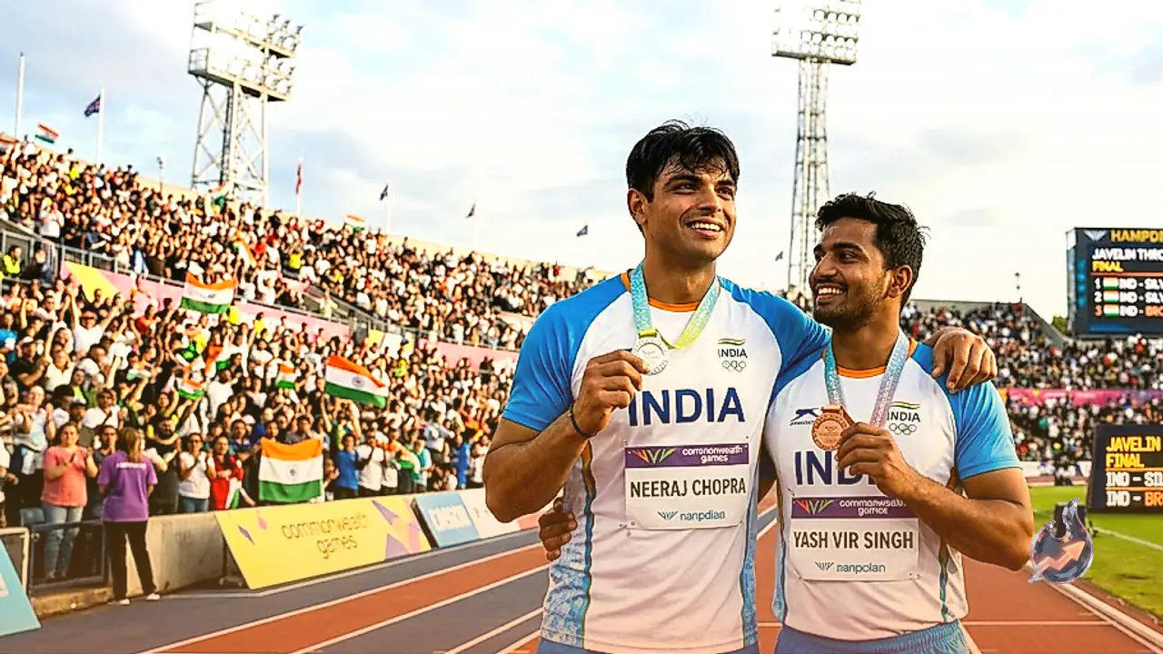 Indian Athletics Shine in Glasgow as Neeraj Chopra Clinches Silver and Yash Vir Singh Claims Bronze