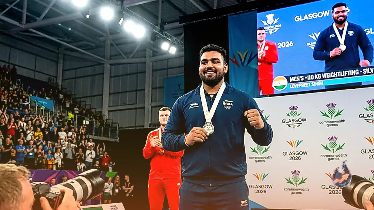 Glasgow 2026 CWG: Lovepreet Singh Secures Weightlifting Silver After a Hard-Fought Battle in the Heavyweight Category
