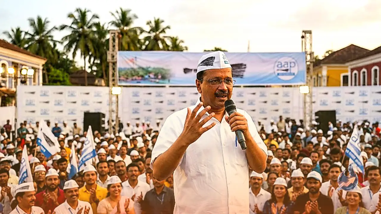 Arvind Kejriwal Rallies Party Volunteers in Goa Urging Them to Free the State from BJP Loot