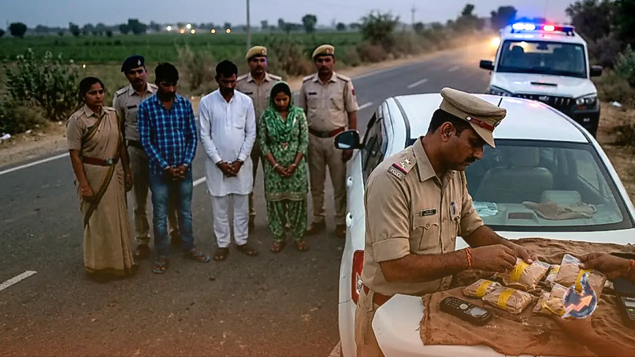 गोगामेड़ी में 60 लाख रुपये के चिट्टे के साथ दंपति समेत तीन तस्कर गिरफ्तार, कार भी जब्त