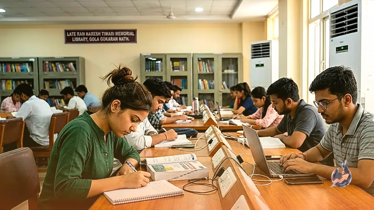 Gola Gokaran Nath Municipal Library Emerges as Key Study Hub for Competitive Exam Aspirants with Free Wi-Fi and AC