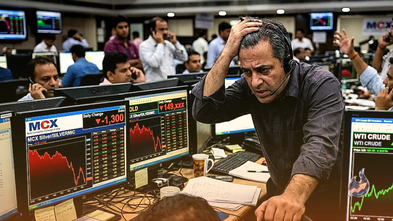 Gold and Silver Tumble on MCX as Crude Oil Surges Above $101 and Rate Worries Mount