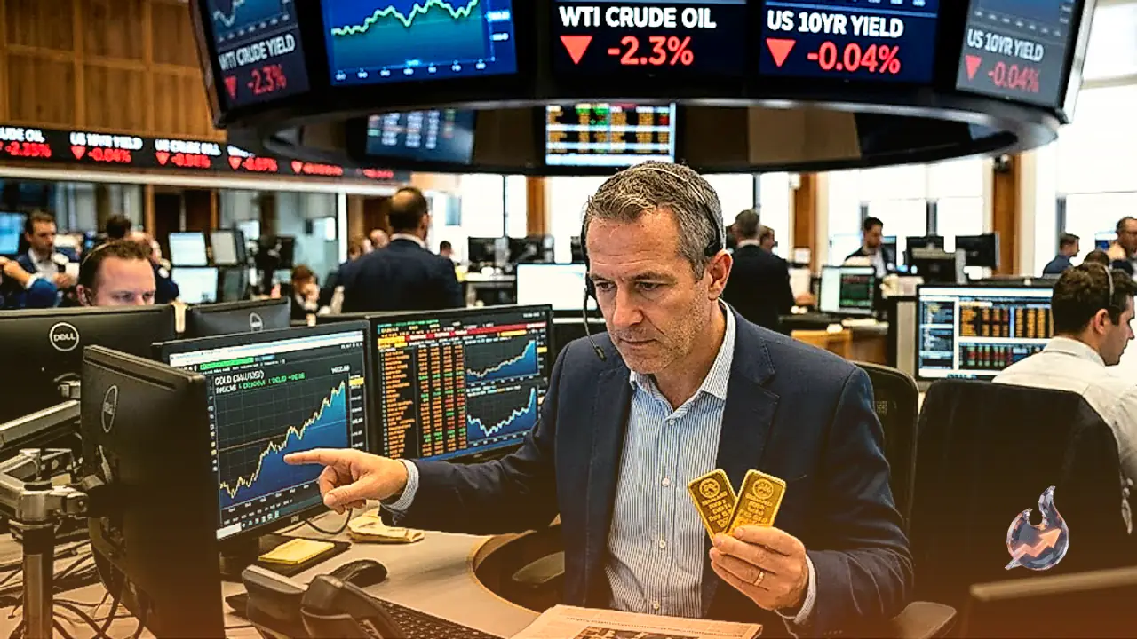 Gold Gains on Falling Oil and Yields Ahead of Fed Meeting
