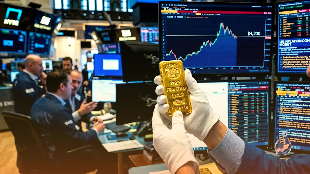 Gold Stalls Below $4,200 as Inflation Fears Resurface