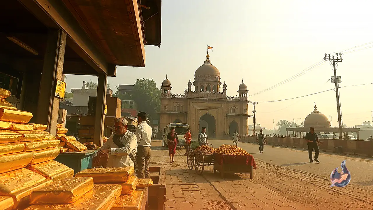 सर्राफा बाजार में सोने के दाम चढ़े, चांदी 2.02 लाख रुपये पर रही स्थिर