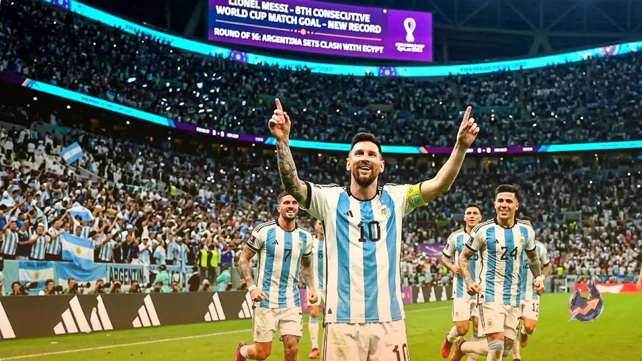 Messi Extends His Scoring Streak to Eight World Cup Matches as Argentina Sets Up Clash With Egypt