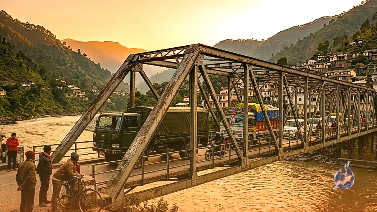 This 60-Year-Old Bridge Over the Gomti River Still Keeps Bageshwar Moving