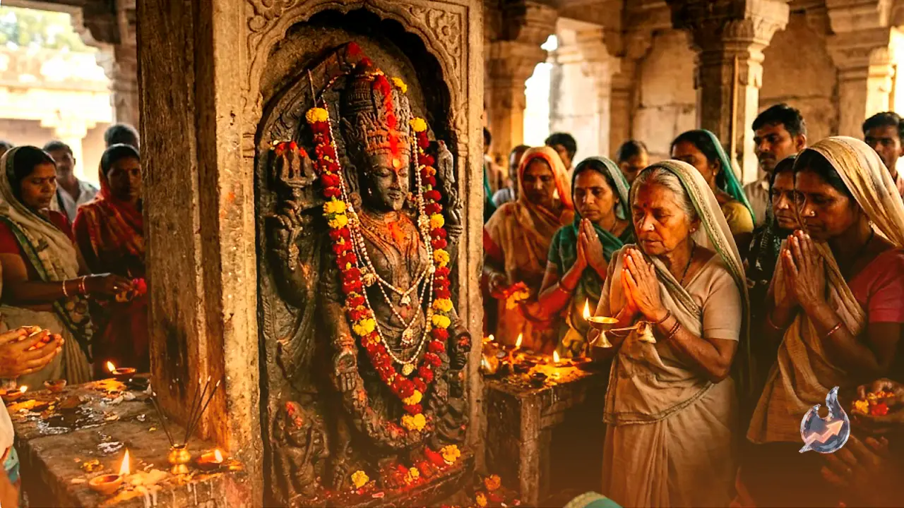 In this Uttar Pradesh village, an ancient stone idol still draws devotees to Gonda's Kali Mata temple