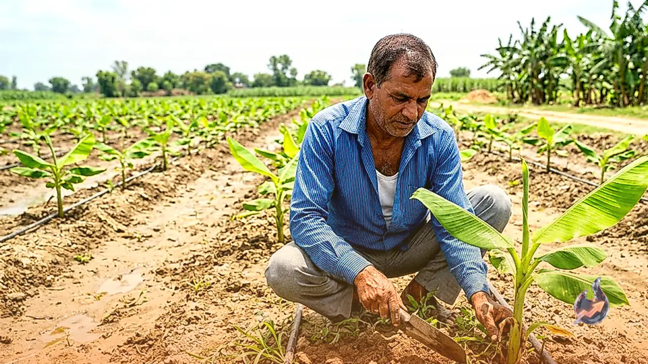 Gonda Farmer Peshkar Singh's Advice: These Four Steps After Banana Planting Will Boost Yield