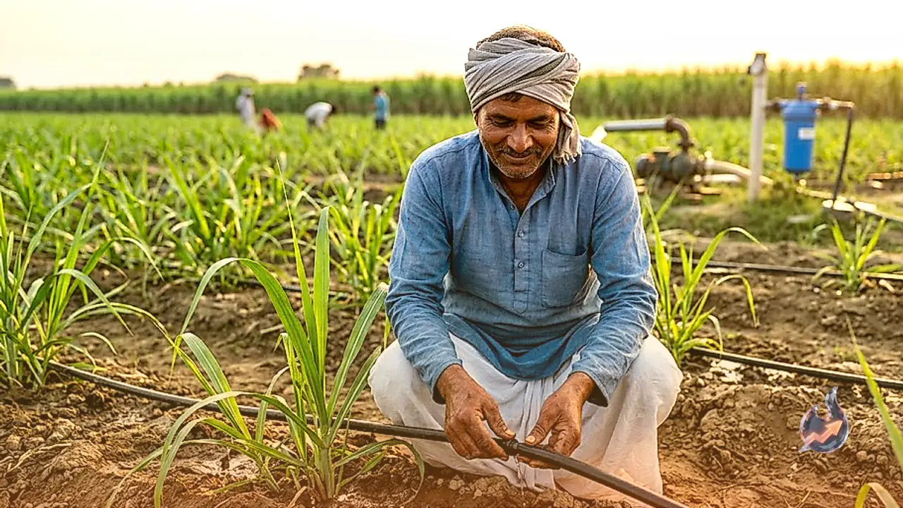 Gonda Farmers Save Half Their Water With Drip Irrigation While Government Offers Up To 90 Percent Subsidy