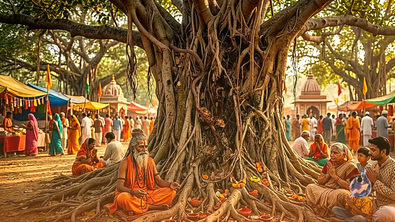 The Mystery of Gonda's 500-Year-Old Banyan Tree: An Ancient Haven for Sages Now Draws Thousands
