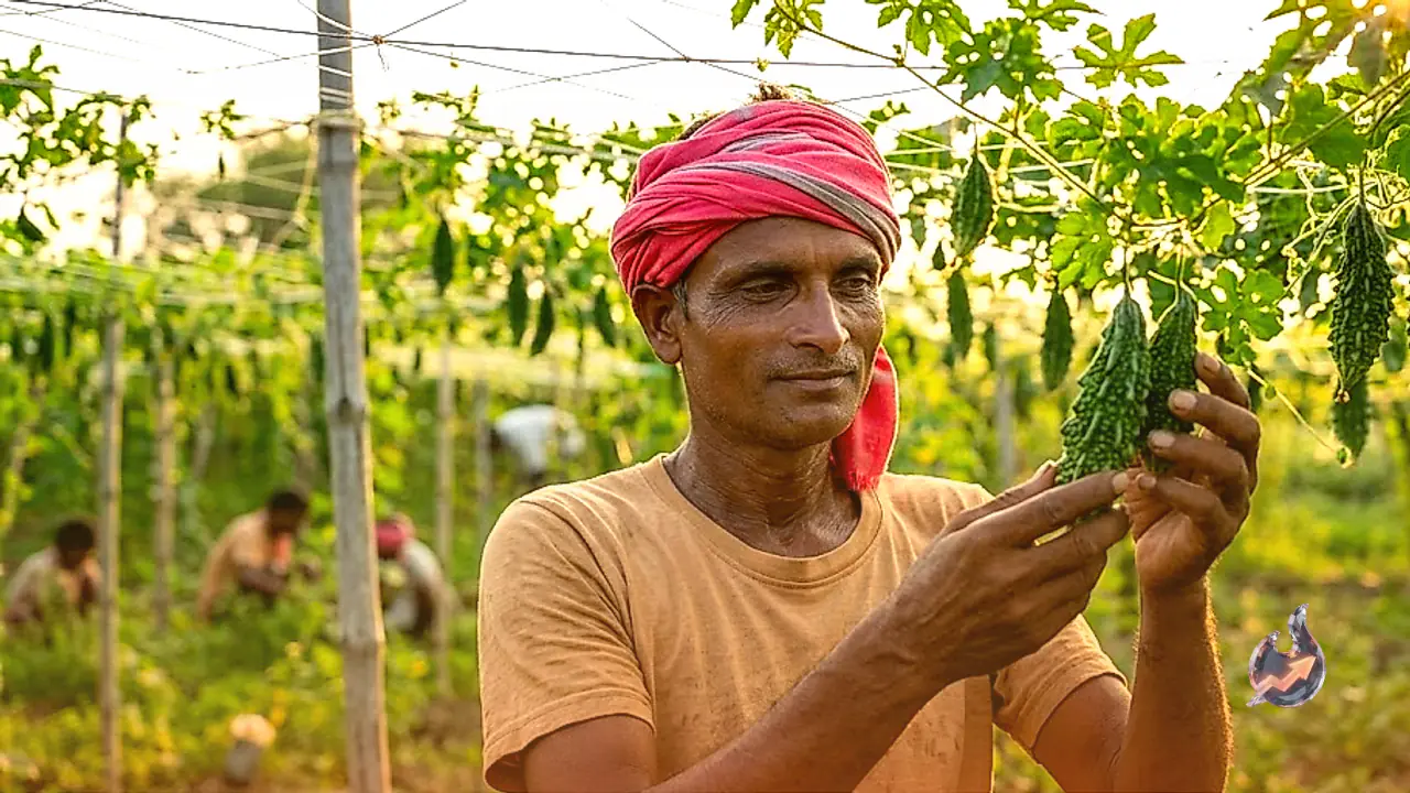From High School Dropout to Profitable Farmer: How a UP Youth Cracked the Code With Bitter Gourd