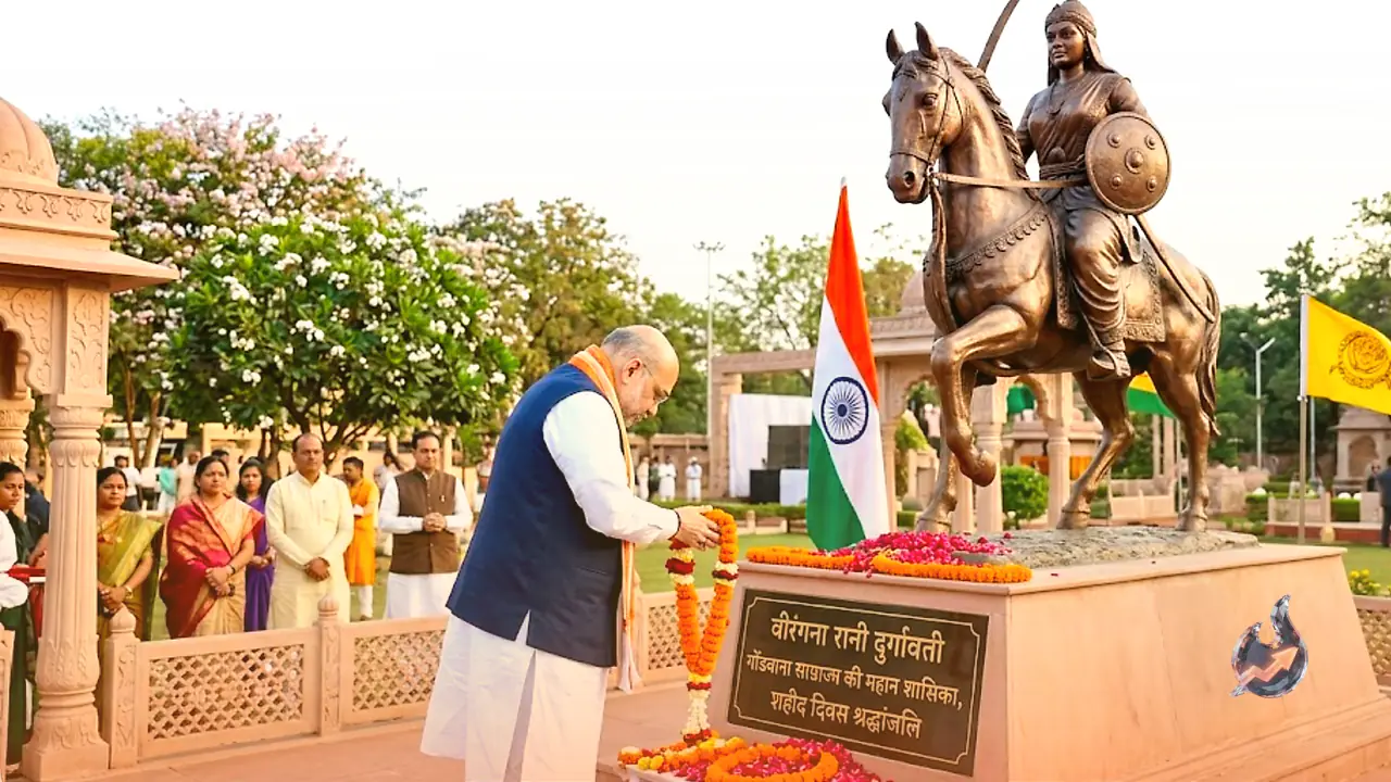Amit Shah Pays Tribute to Gondwana's Warrior Queen Durgavati, Calls Her a Symbol of Women's Power