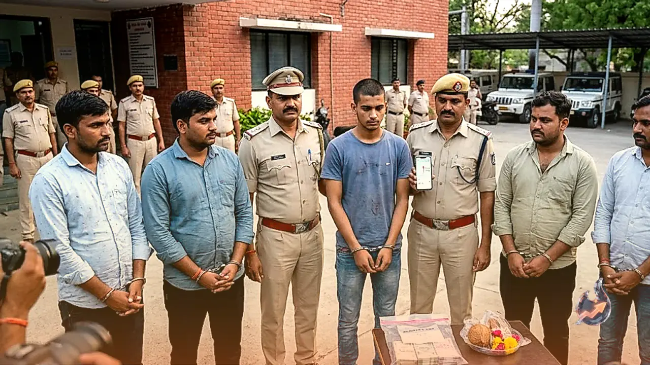 गूगल मैप से मंदिर में रेकी कर चोरी करने वाले पांच आरोपी गुजरात के साणंद में गिरफ्तार, 10 दिन पुलिस से बचने पर माताजी को चढ़ाया था 10 हजार का चढ़ावा