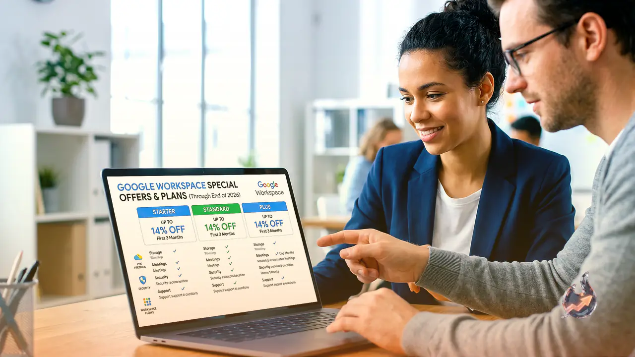 Google Workspace Deals Run Through End of 2026: Up to 14% Off Your First Three Months, Plus a Plan-by-Plan Breakdown