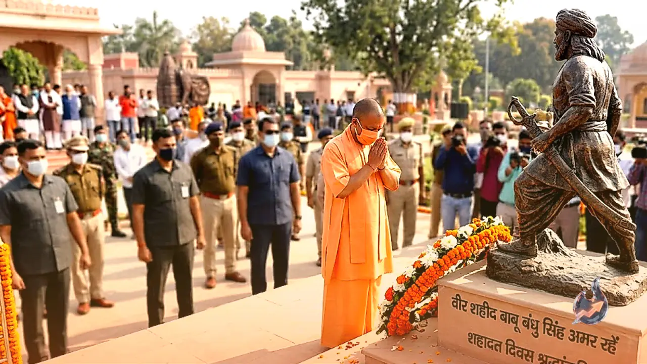 Yogi Adityanath Pays Tributes to Freedom Fighter Babu Bandhu Singh on Martyrdom Day, Recalls the Legendary Sacrifice at Gorakhpur