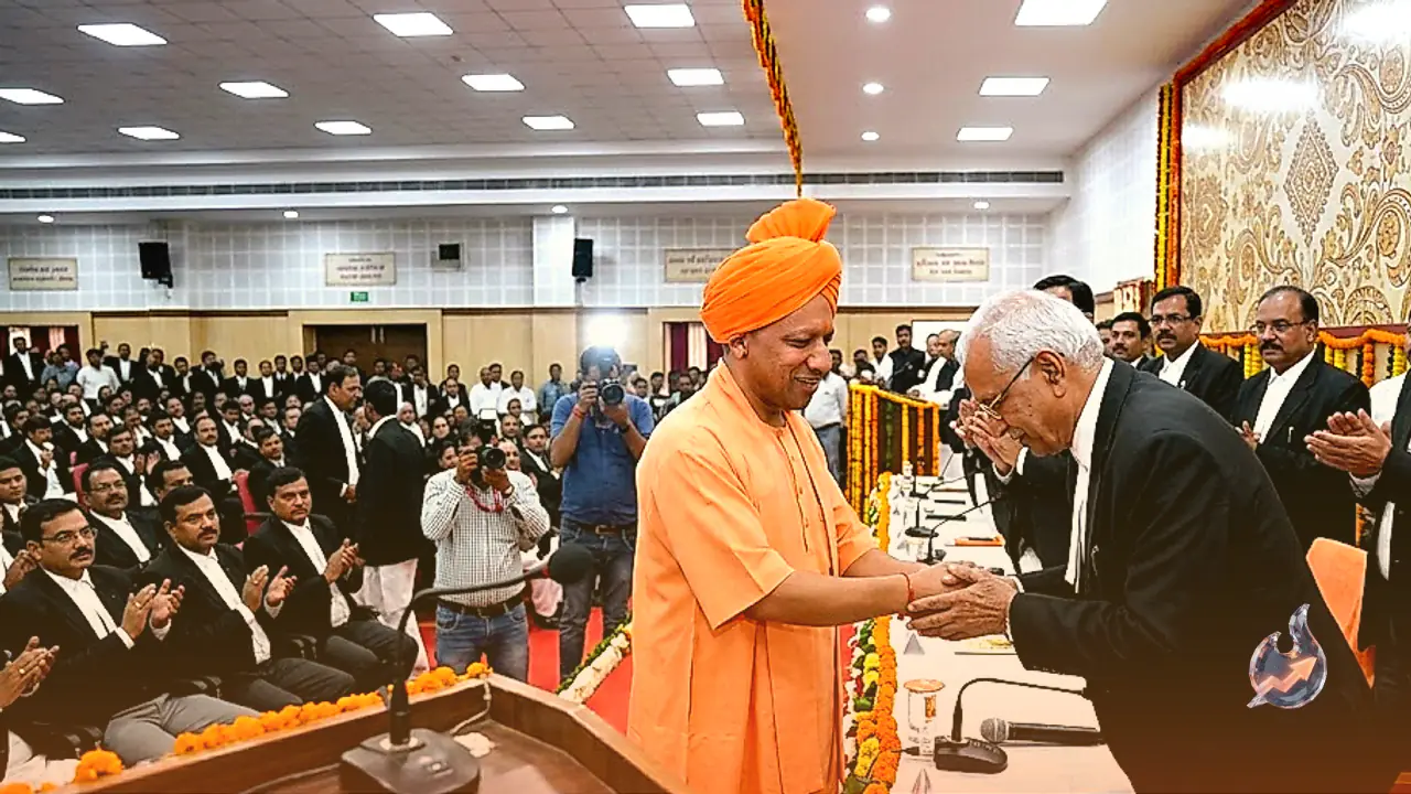 Yogi Adityanath Attends Bar Association Introduction Ceremony in Gorakhpur