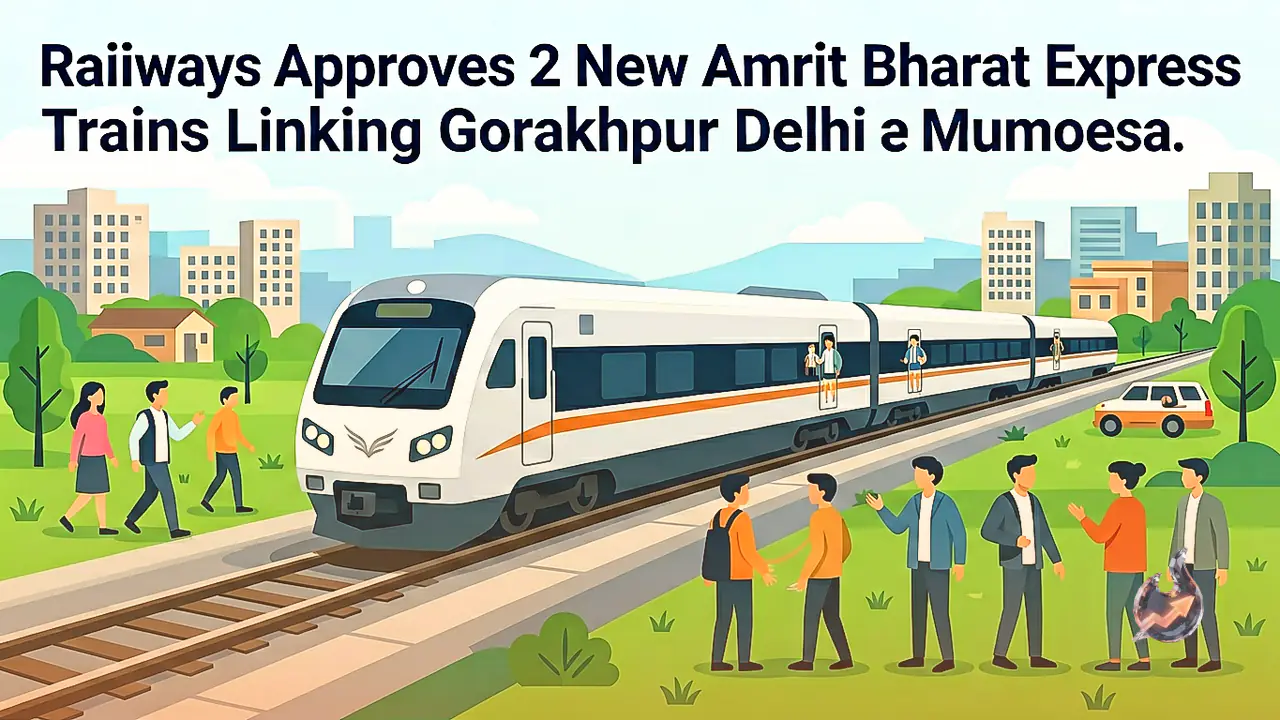Railways Approves 2 New Amrit Bharat Express Trains Linking Gorakhpur to Delhi and Mumbai; Details inside
