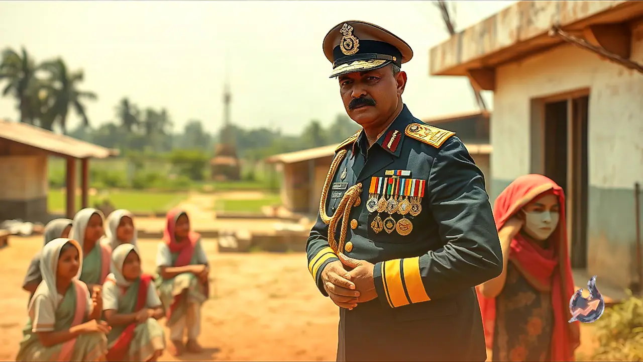 Air Chief Marshal AP Singh Directs Youth Empowerment in Gorakhpur Village, Unveils Vagdevi Digital Library for Rural Girls