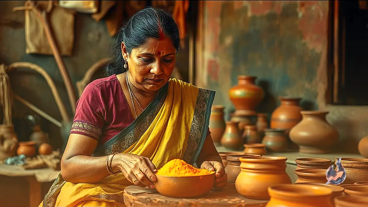 गोरखपुर में आम की छाल से ऑर्गेनिक टेराकोटा रंग बना रहीं सुशीला, ODOP योजना से शिल्प को मिली नई उड़ान