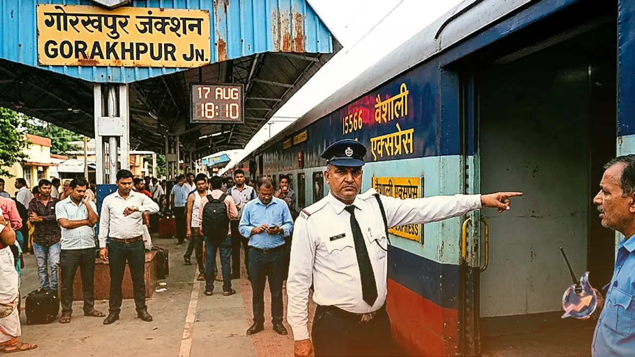 गोरखपुर में गार्ड यान में कुर्सी न होने पर वैशाली एक्सप्रेस 50 मिनट रुकी, रेलवे प्रशासन ने शुरू की कार्रवाई