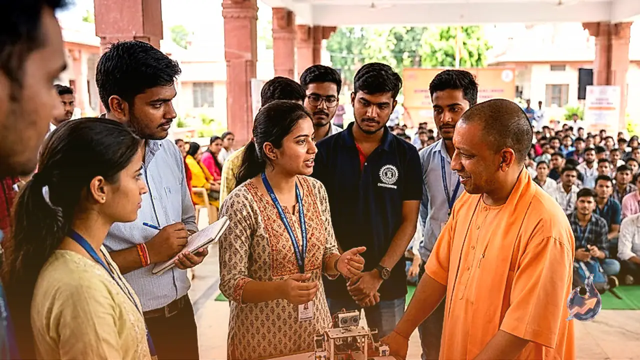 Yogi Adityanath Interacts With Gen-Z in Gorakhpur, Urges Youth to Become Innovators Instead of Job Seekers