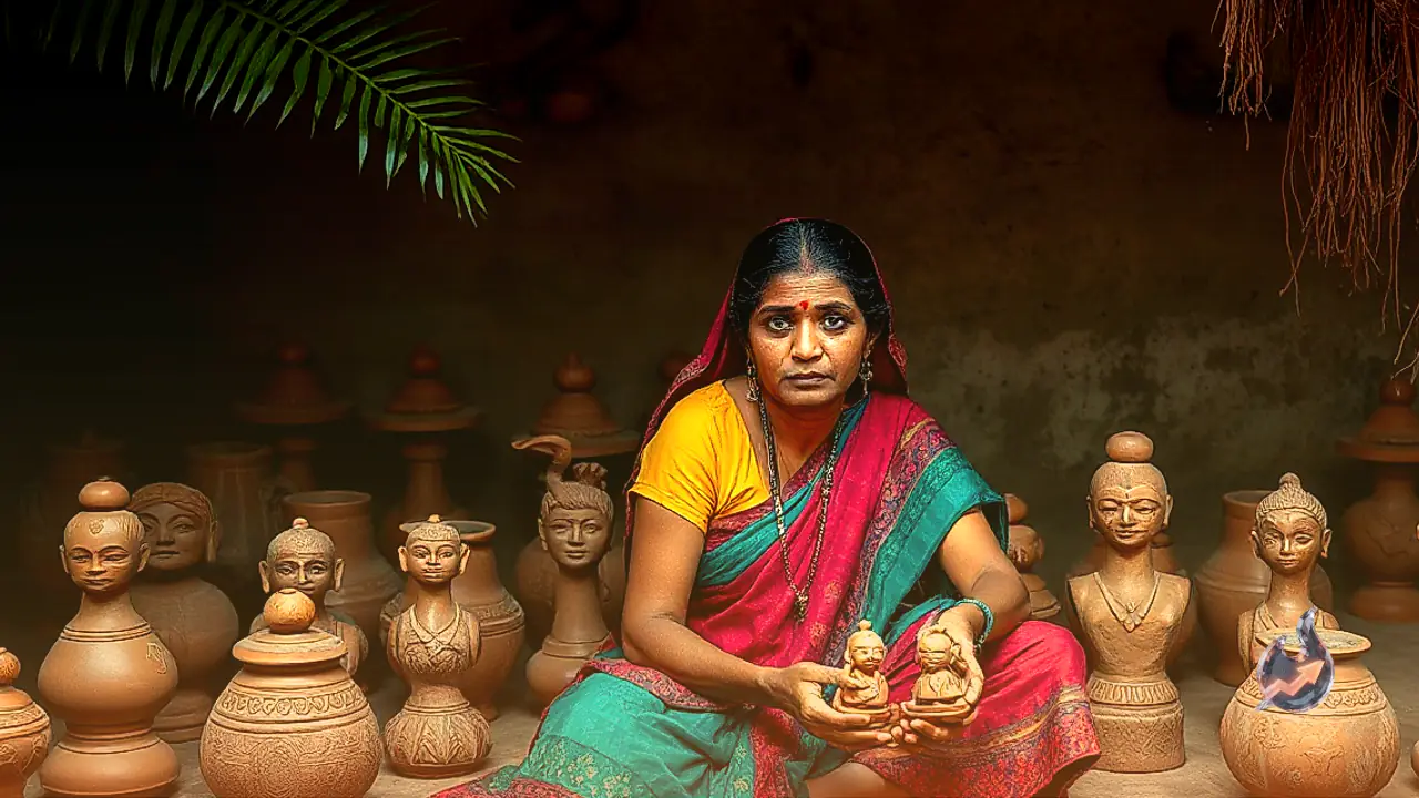 Gorakhpur Craftsman Sushila Earns Over 50 Thousand Monthly Crafting Terracotta Sculptures at Home