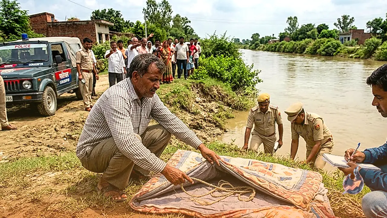 Missing Youth Found Bound inside Quilt Cover Near Gorakhpur Canal as Family Alleges Assault Over Love Affair