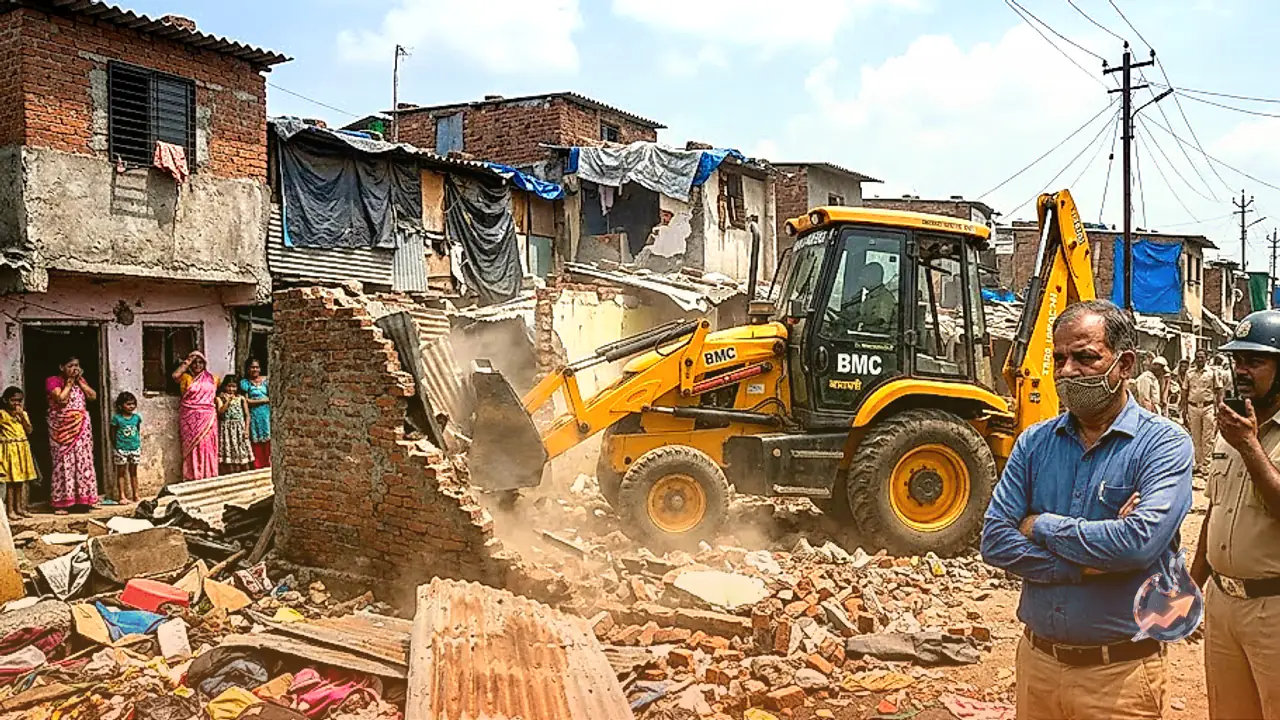 BMC swings into action with bulldozers after chemical odor kills two youths in Goregaon