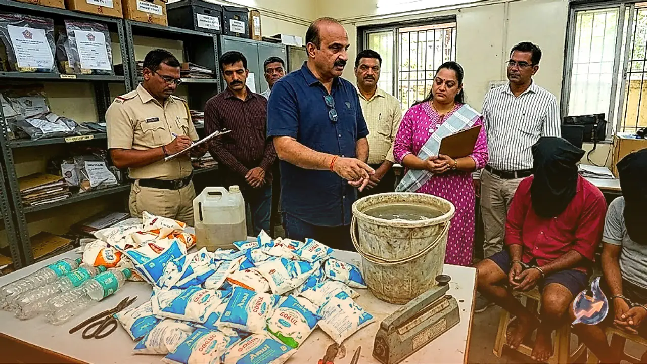 Mumbai Police Bust Racket Mixing Dirty Water Into Sealed Amul, Gokul Milk Pouches