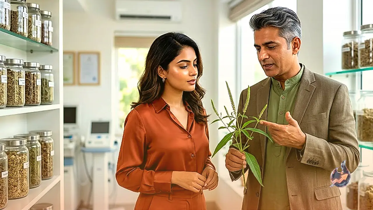 Lahchichra Plant Remedies for Skin and Digestion Require Expert Guidance Says Vaidya Vishnu Dutt Prajapati