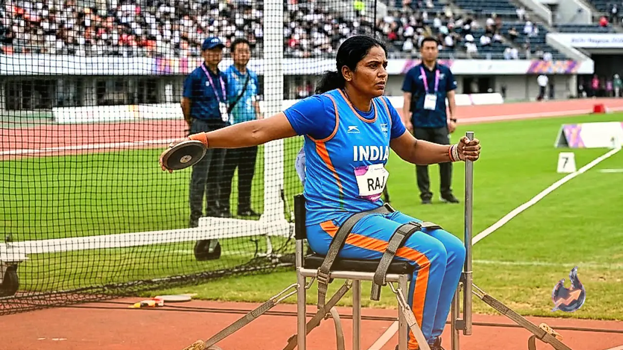 Greater Noida Athlete Suvarna Raj Bags Discus Throw Gold At Asian Para Games