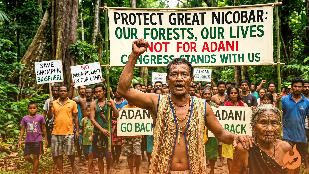Congress Vows to Shield Great Nicobar's Forests and People, Slams Modi Over Adani Claim