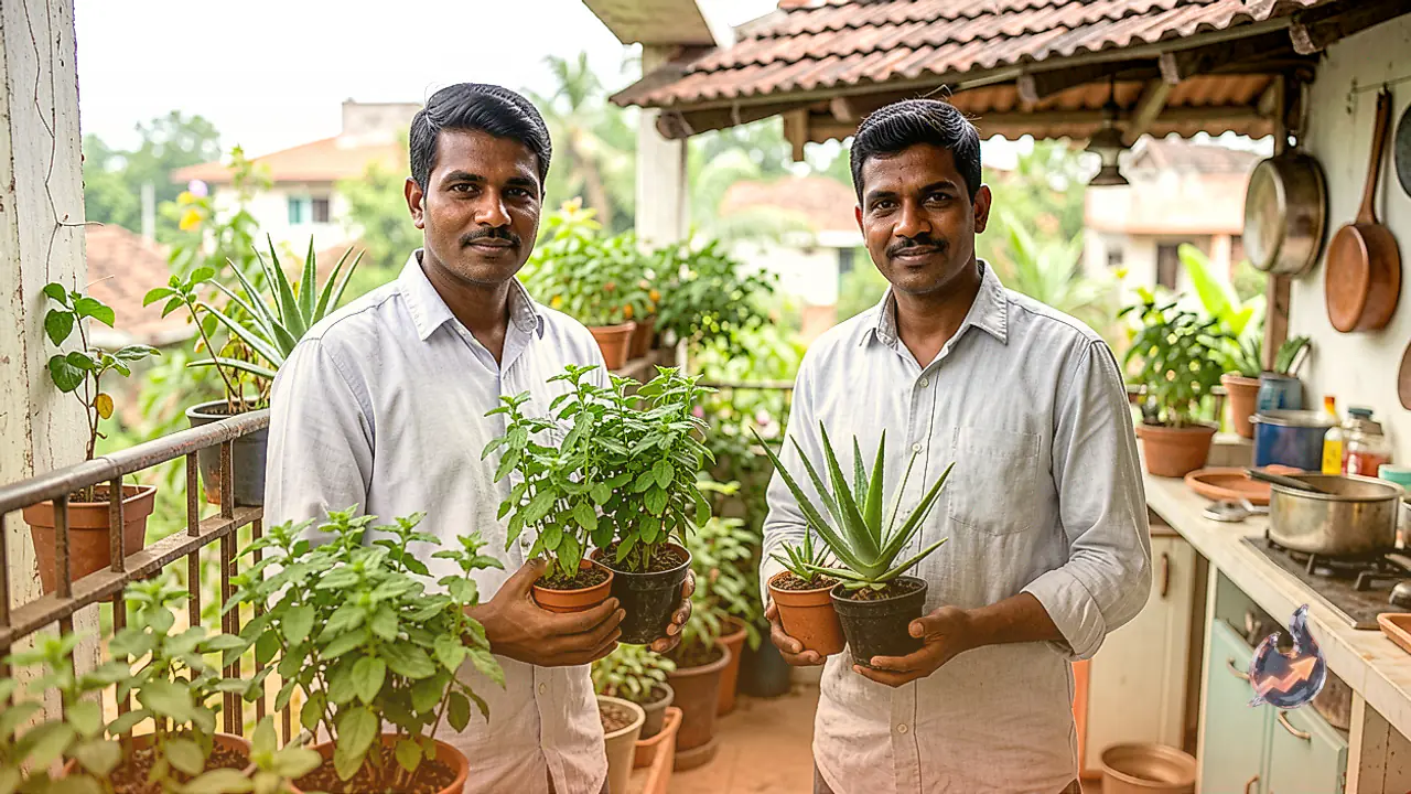 Grow These 5 Medicinal Plants Easily on Your Roof and Balcony for a Home Kitchen Garden