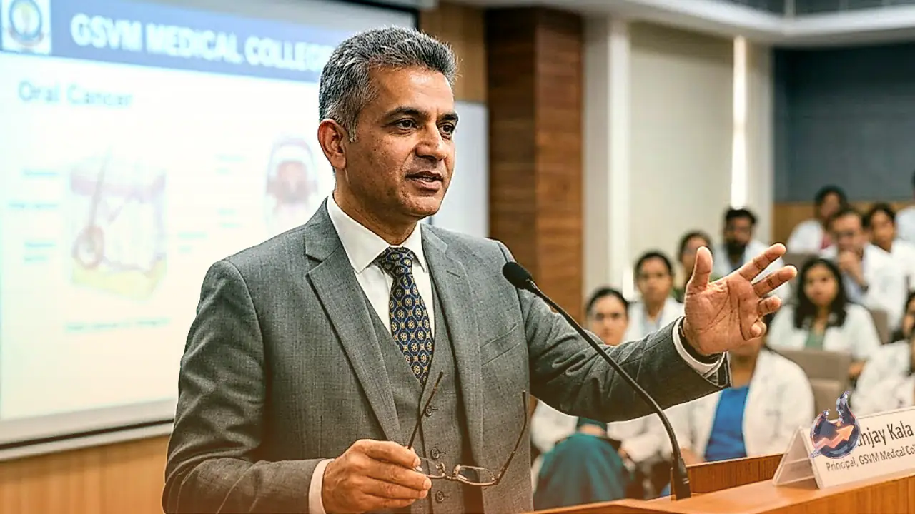 GSVM Medical College Principal Dr. Sanjay Kala Outlines Critical Early Signs of Oral Cancer