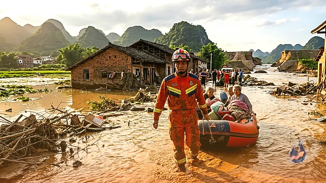Dam Collapse in China's Guangxi Region Leaves 39 Dead, 9 Missing as Floods Spread