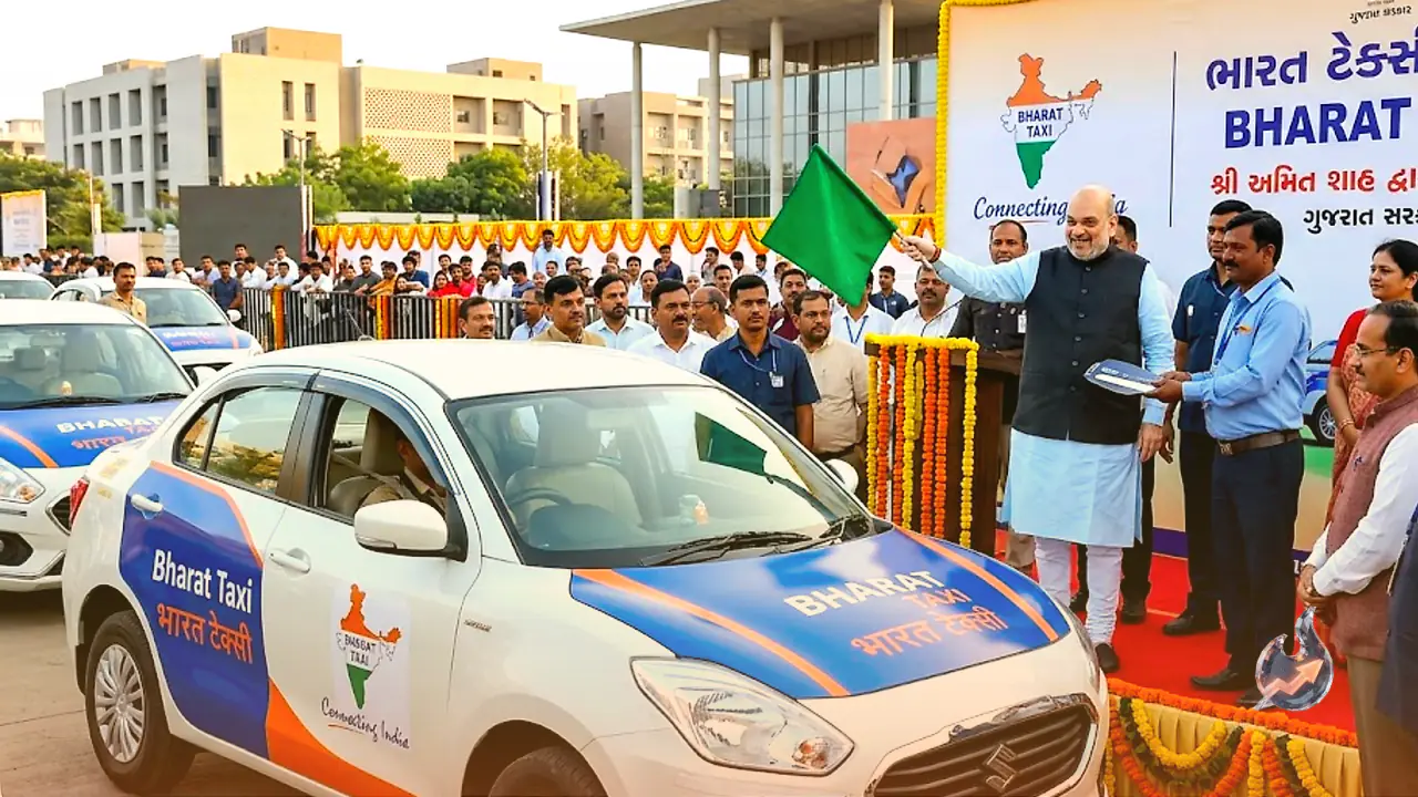 Amit Shah in Gujarat: Launching Bharat Taxi and engaging in a public hearing