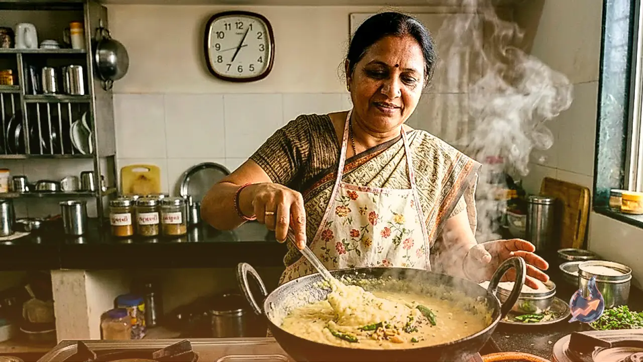This Gujarati Breakfast Staple, Kathiyawadi Khichu, Comes Together in Minutes